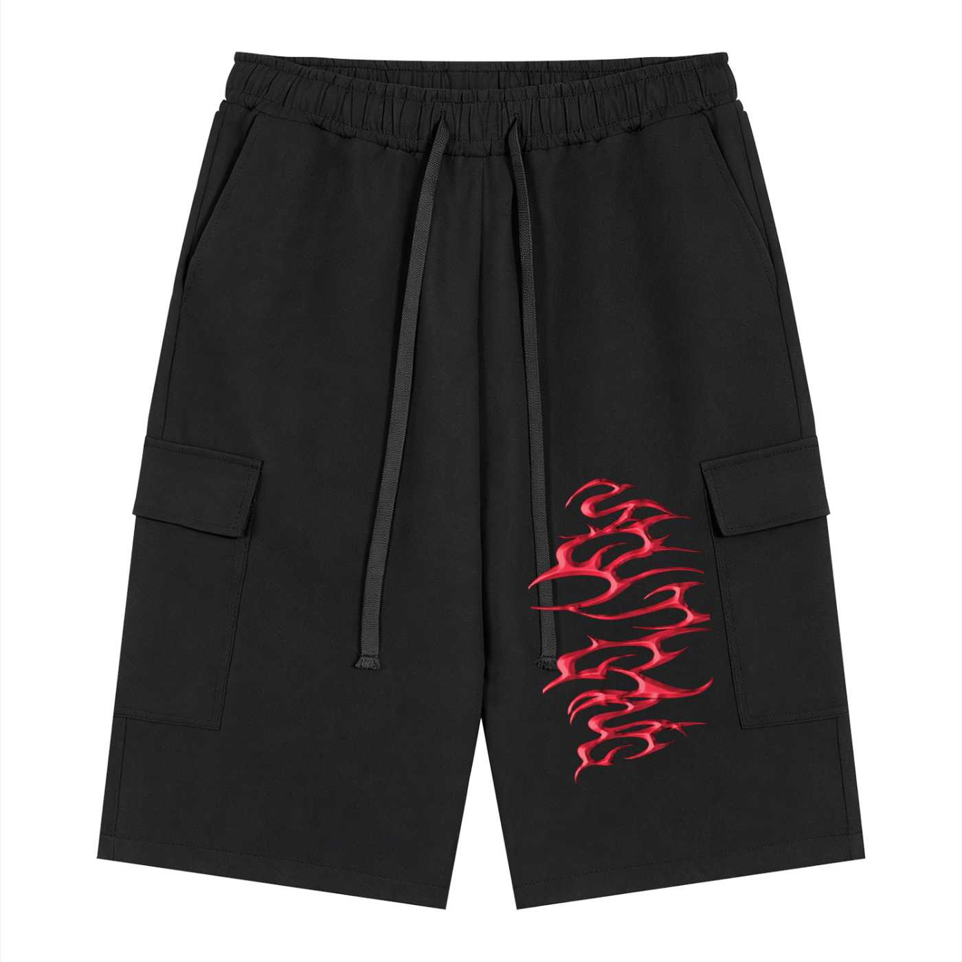Unisex Drawstring Cargo Shorts