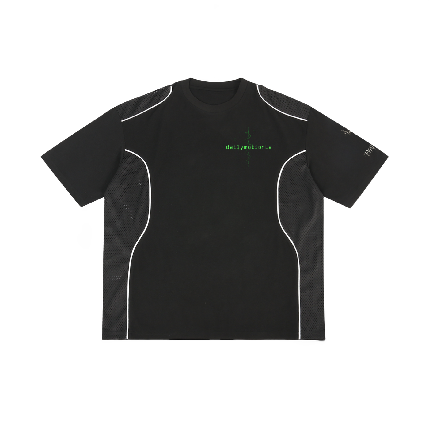 Contrast Piped Panel T-Shirt