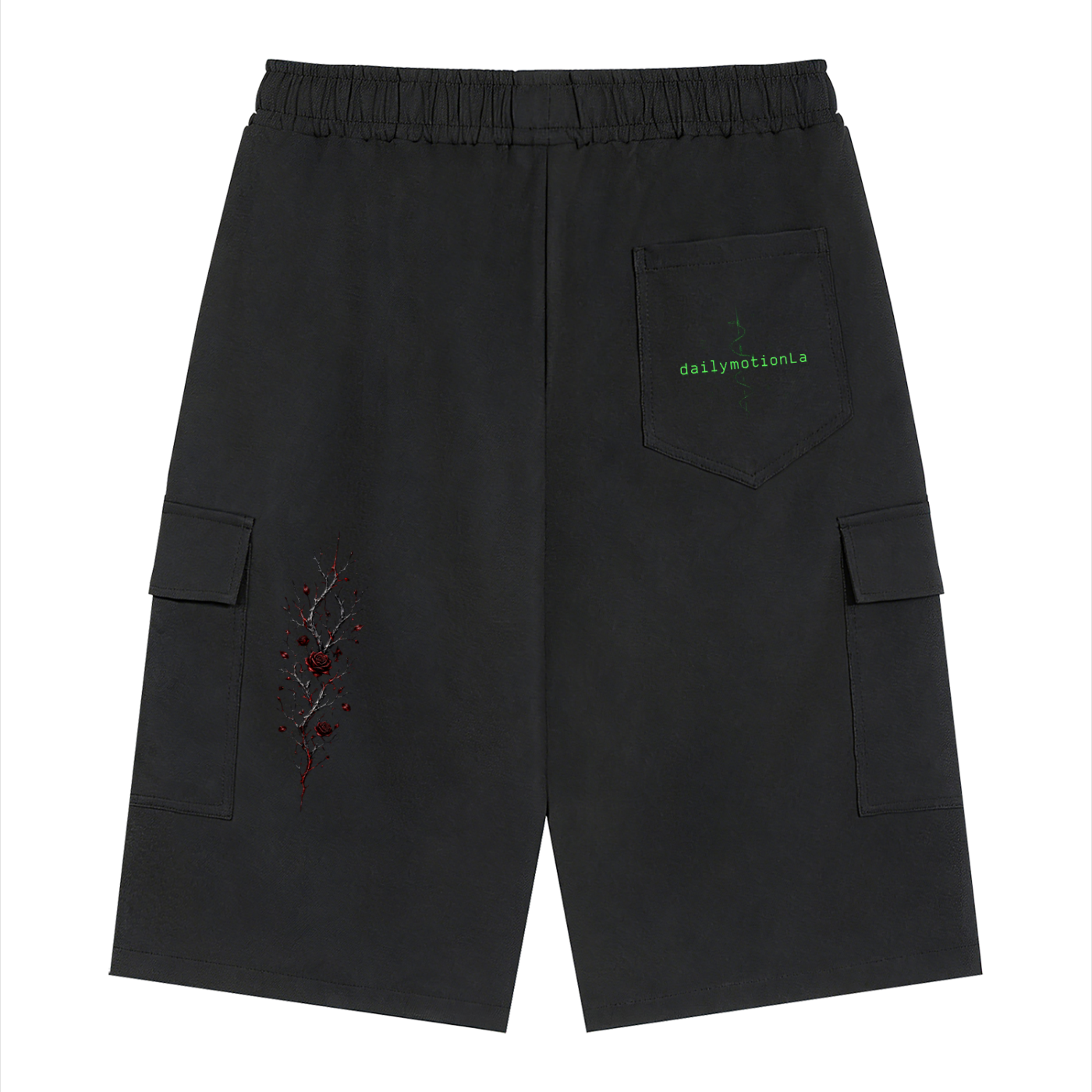 Unisex Drawstring Cargo Shorts