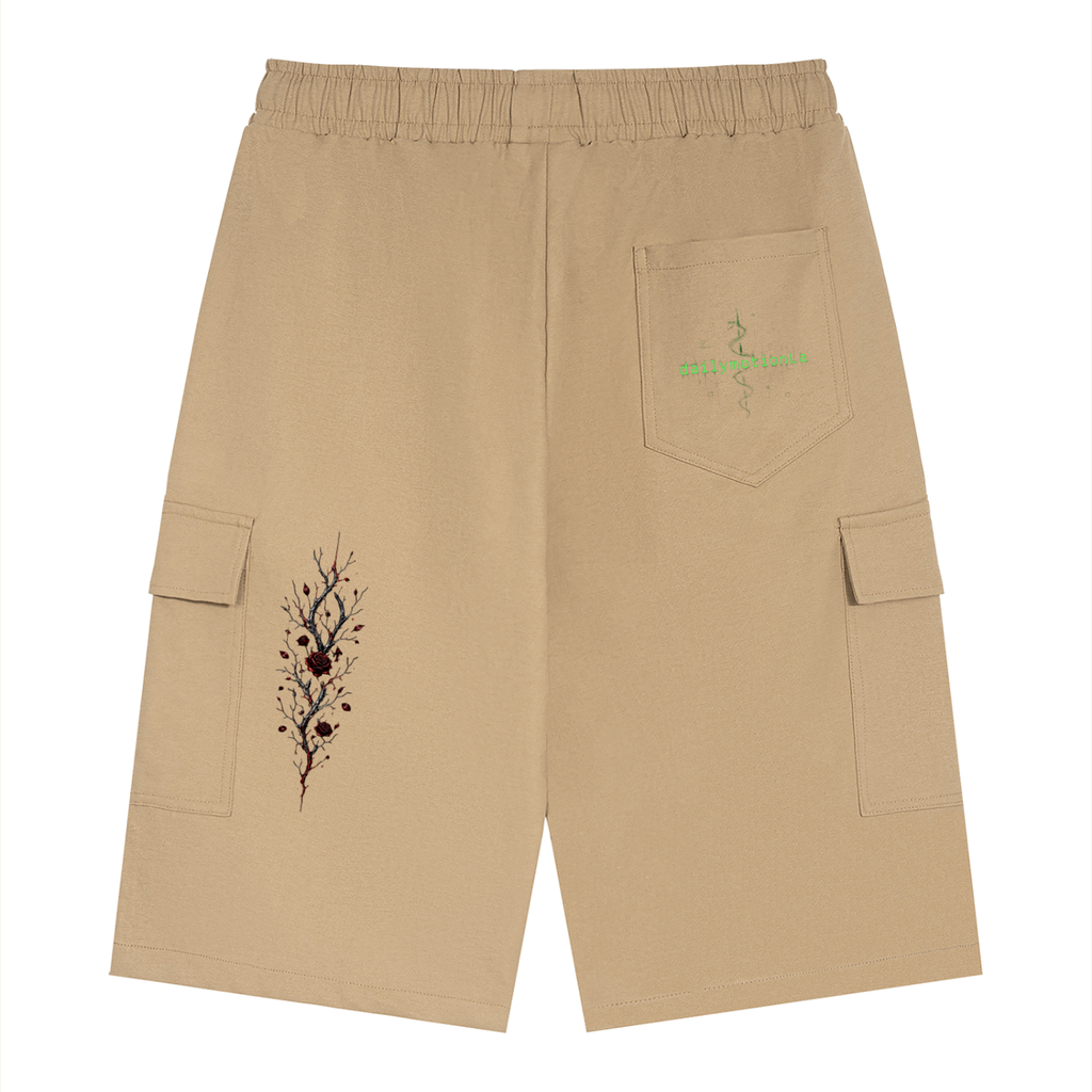Unisex Drawstring Cargo Shorts