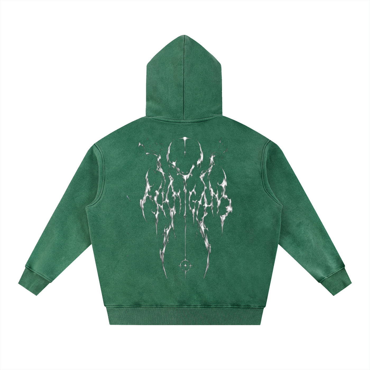 Snow Wash Fleece Oversize Hoodie