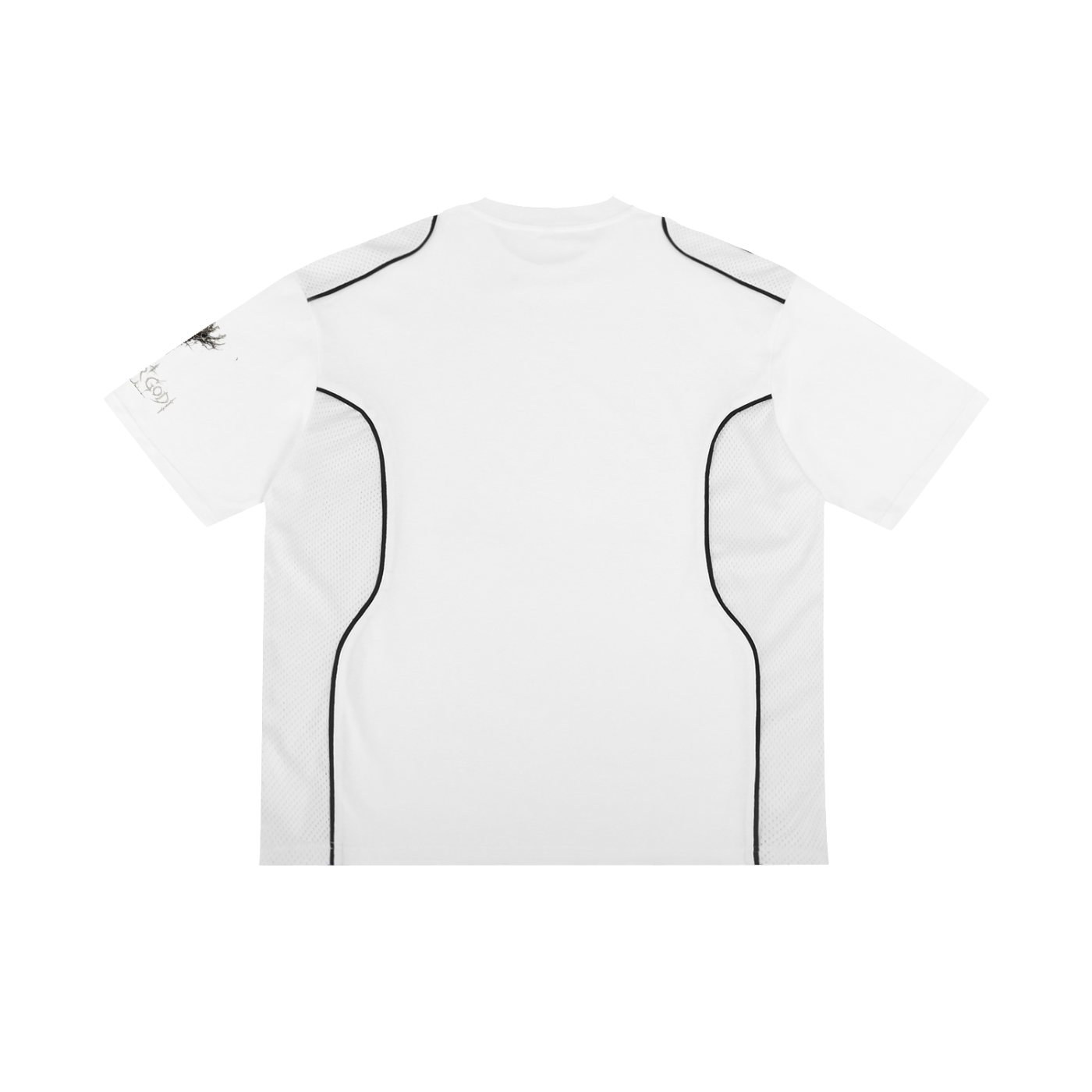 Contrast Piped Panel T-Shirt