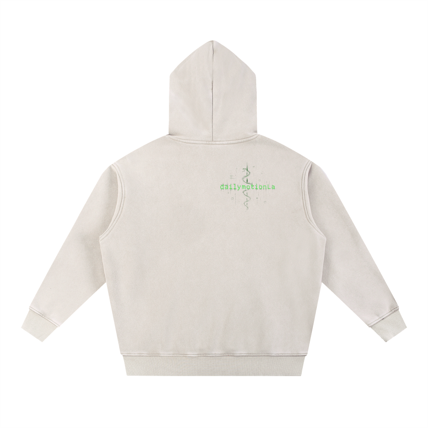 Snow Wash Fleece Oversize Hoodie