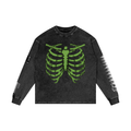 Acid Wash Oversize Long Sleeve T-Shirt