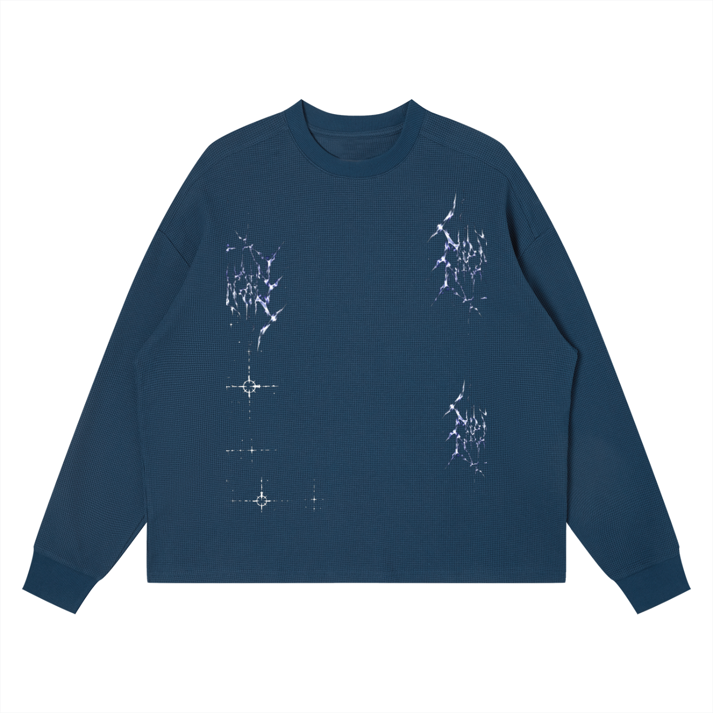 Unisex Waffle Boxy Long Sleeve T-Shirt