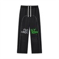 Contrast-Stitched Fleece Sweatpants
