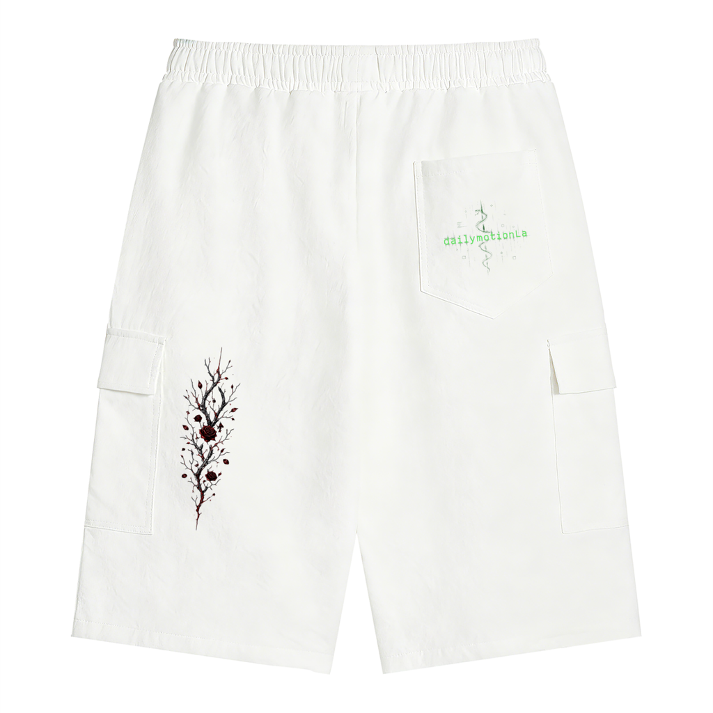 Unisex Drawstring Cargo Shorts