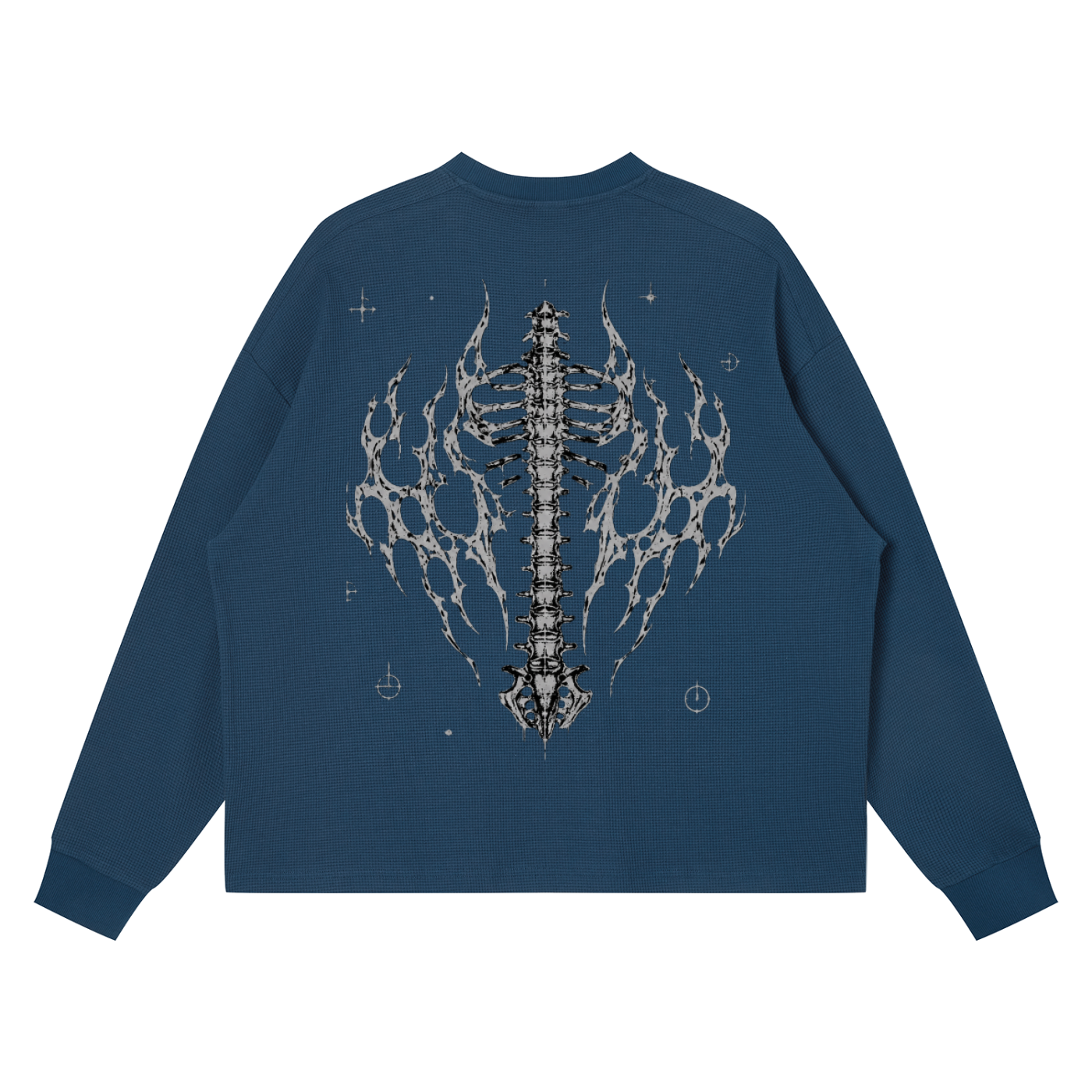 Unisex Waffle Boxy Long Sleeve T-Shirt